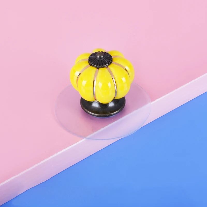 Cabinet door small handle Furniture Glass Door Suction cup Paste type ceramic Drawer cupboard No-punch cabinet door handle