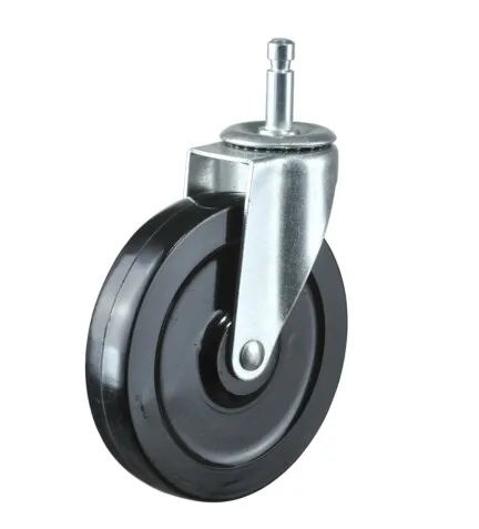 industrial caster rubber wheel with bolt 60-80Kg Capacity