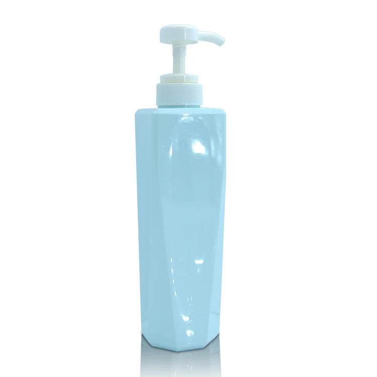 Wholesale 500ml 700ml Shampoo Bottle Recycle PETG Plastic  Bottle Body Lotion Cosmetic Packaging Body Wash Shampoo Bottle