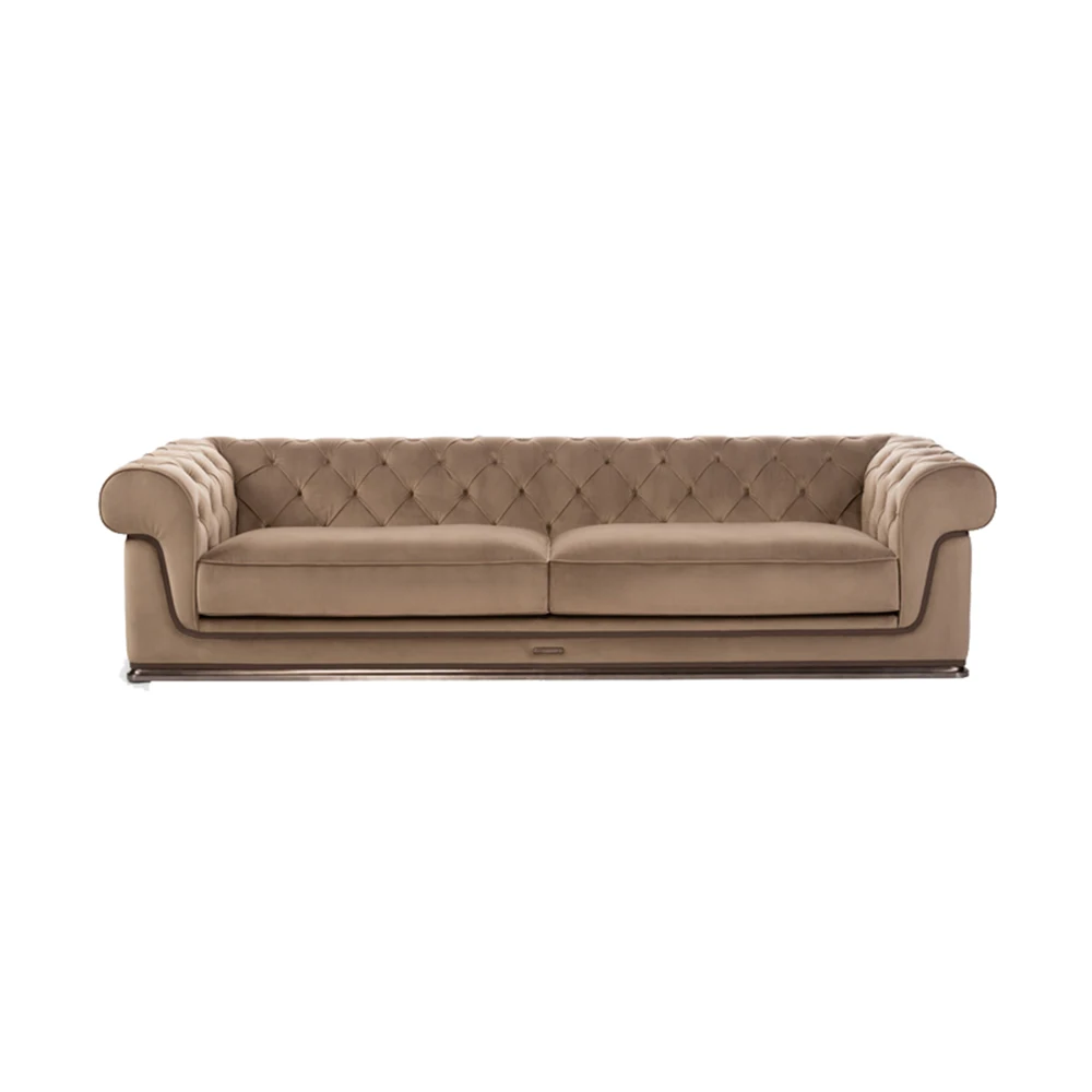 Chesterfield sofa New design modern luxury style velvet sofa tufted sofa for living room Chester Doney