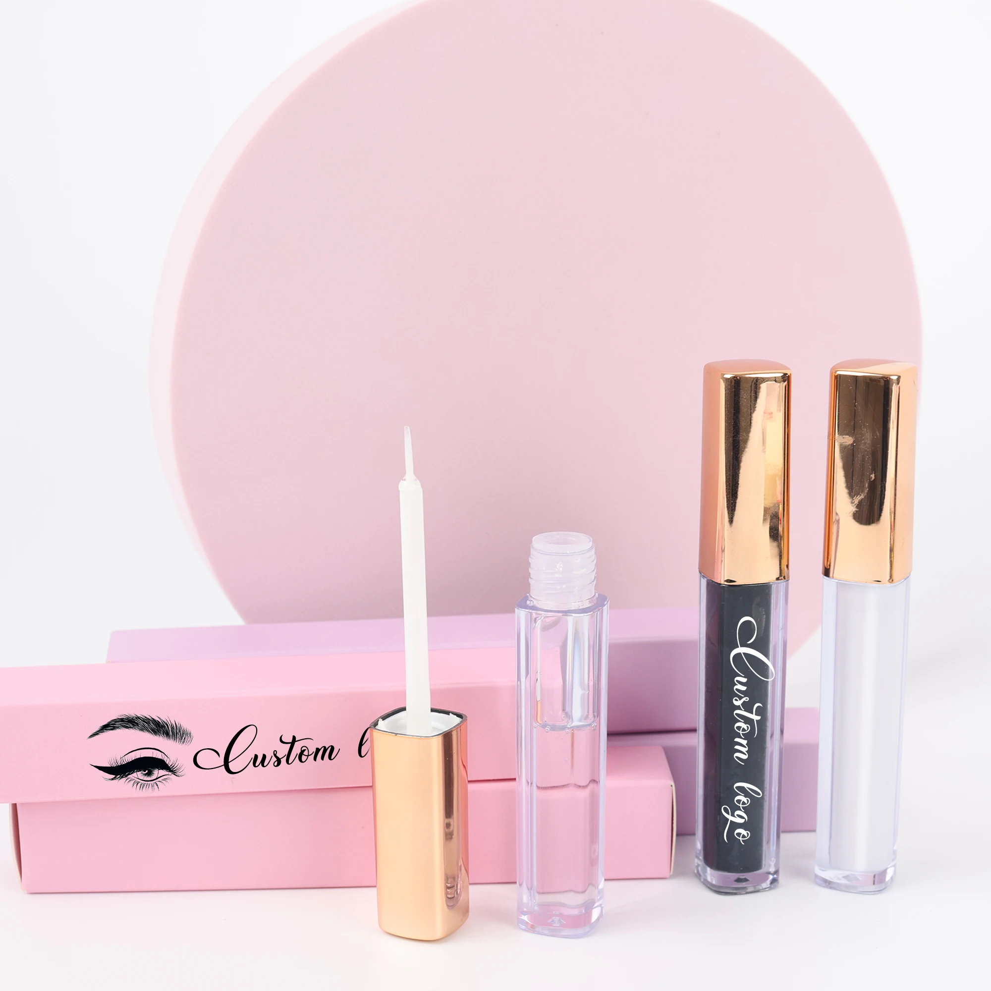 korea strong eyelash glue black quick false strip lash glues wholesale private label Adhesive eyelash glues