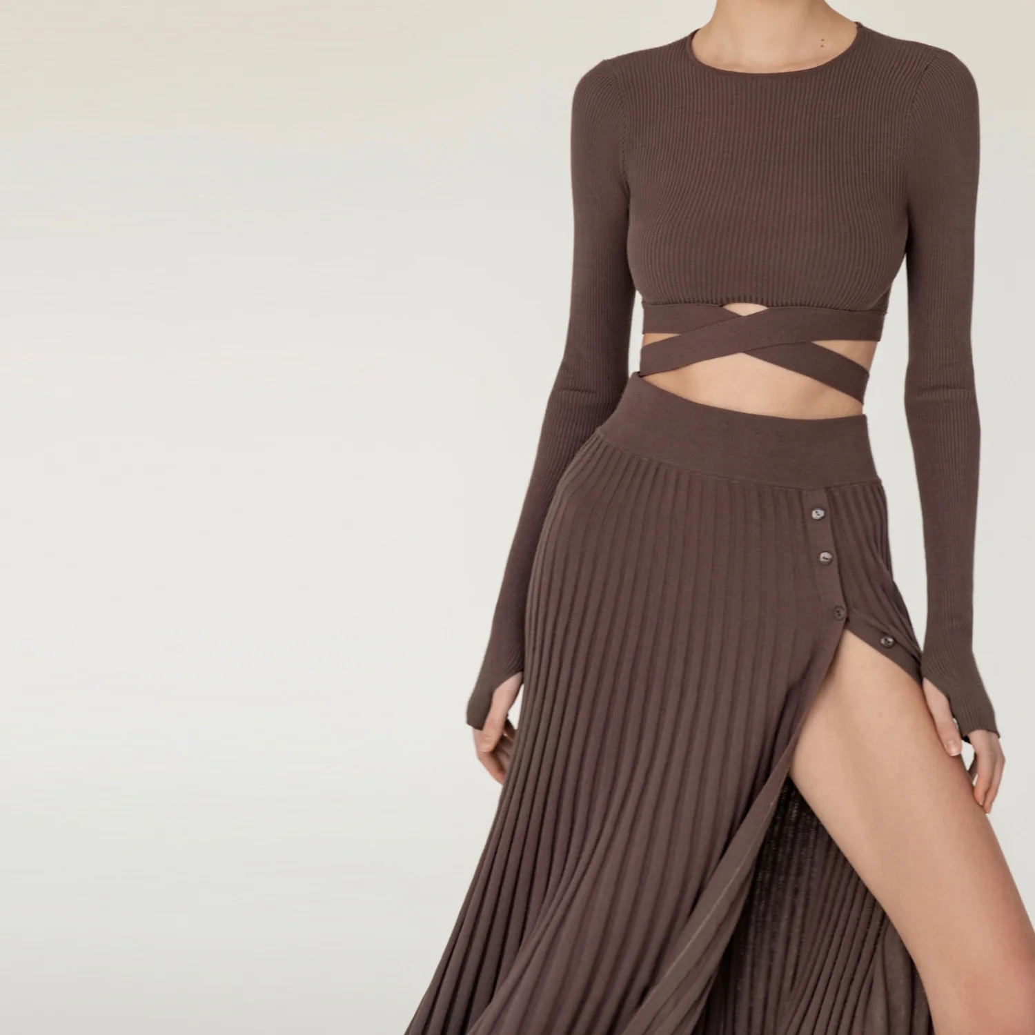 100% Cotton Casual Women T-shirt Dress Elegant O Neck Long Sleeve  Crop Top Skirt Cotton Summer Midi Dress Vestido 1934