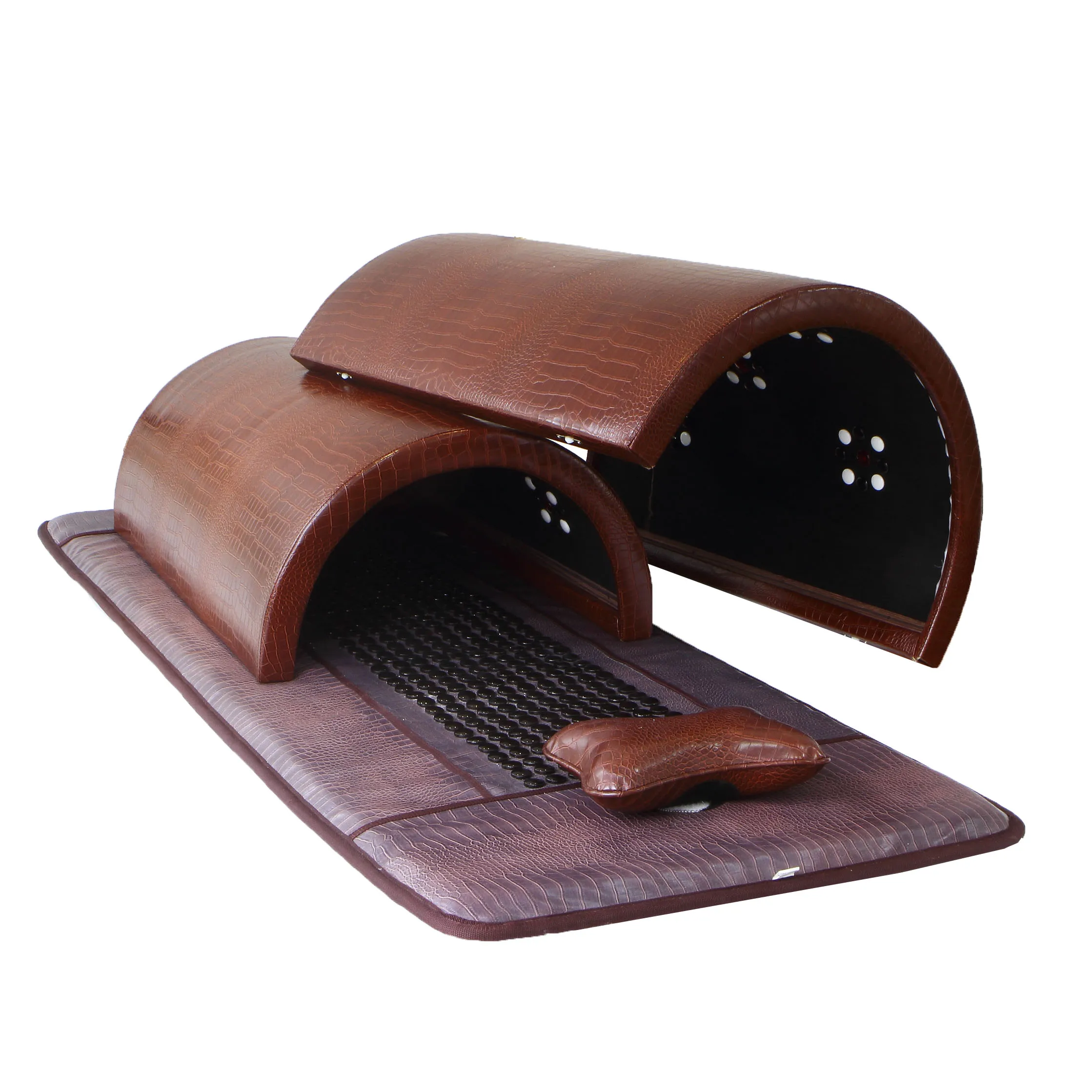 
2020 hot item Fuerle tourmaline portable personal slim lay down bed far infrared sauna dome 