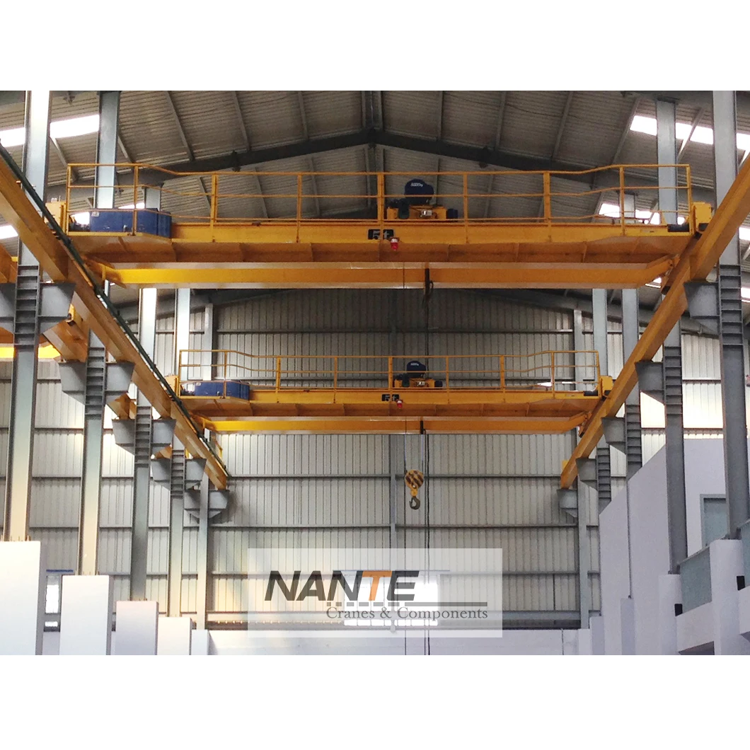 Hot Sell 20ton Double Girder Electric Overhead Travelling Crane with CDMD Hoist