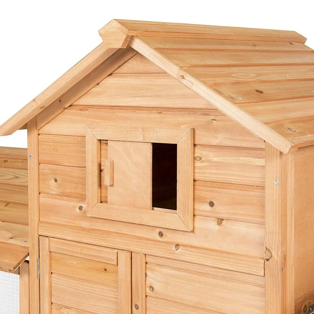 Backyard Easy Clean Chinese Solid Wood Hen Chicken Cage Coops with Nest Box
