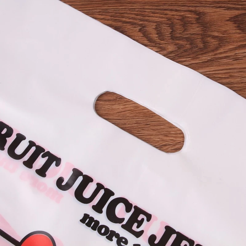 
ready to ship Custom printed shopping jewelry plastic bag with low MOQ 