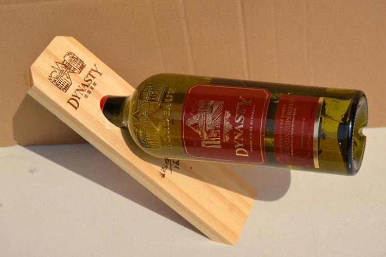 custom small wooden wine racks single wine bottle holder for sale