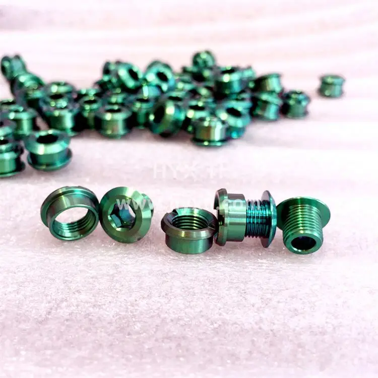 Hot Sale M8x0.75*8.6mm Size Bicycle Mtb Titanium Charinring Bolts