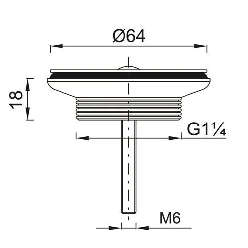 ND102 Screw Public Use Wash Basin Rubber Plug Waste Kitchen Basin Waste Sink Waste Drain Basket Sink Strainer OEM ODM Modern