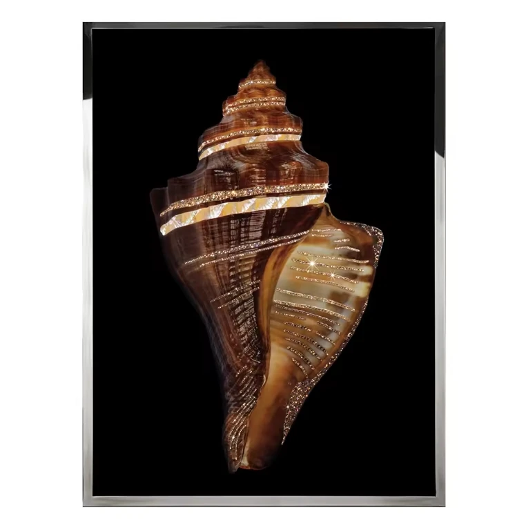 Jellyfish Crystal Porcelain Painting Sets 3d Picture In Crystal Inside Art 3d Crystal Picture With Metal Frame