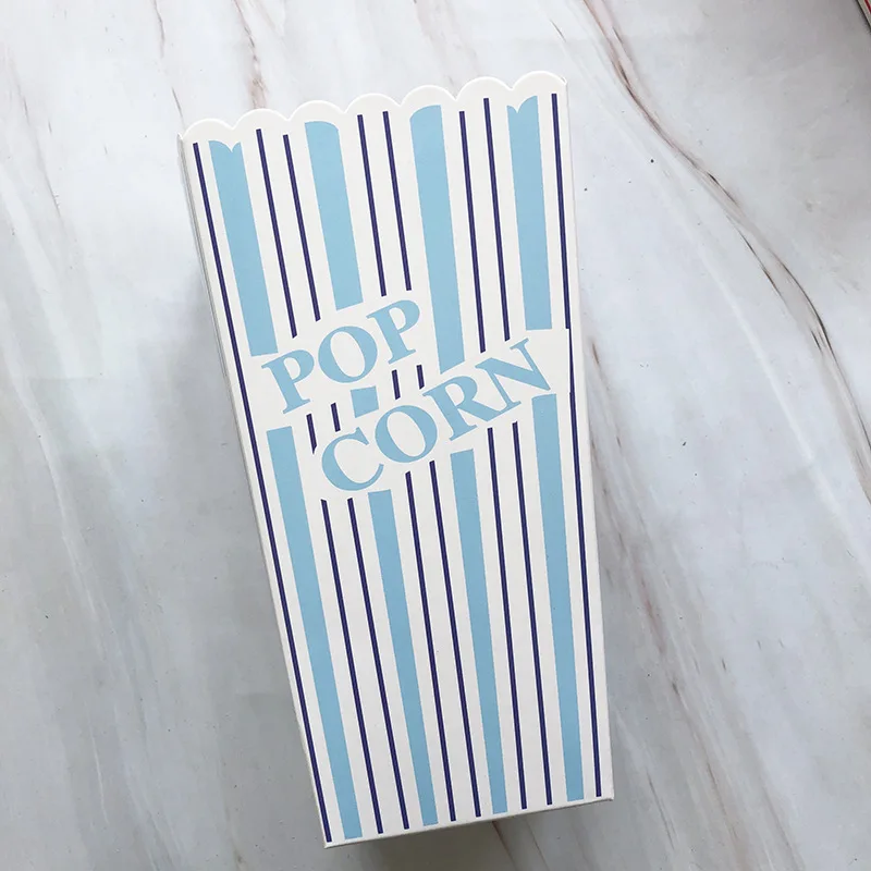 Wholesale Disposable Colorful Multicolor Takeaway Fried Chicken Potato Chips Fries Snack Food Pack Paper Popcorn Packaging Box