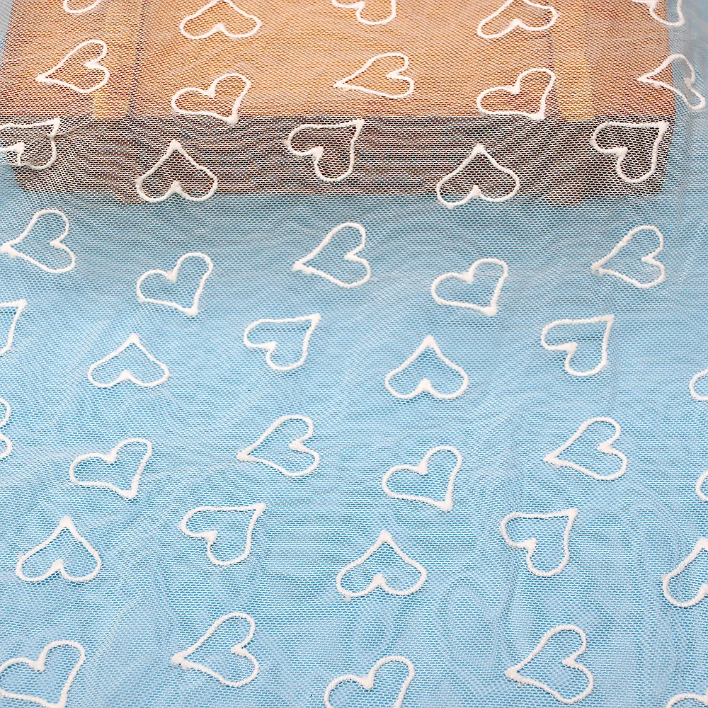 Новинка 2021, хлопковая сетчатая нейлоновая сетчатая кружевная ткань с вышивкой для блузки