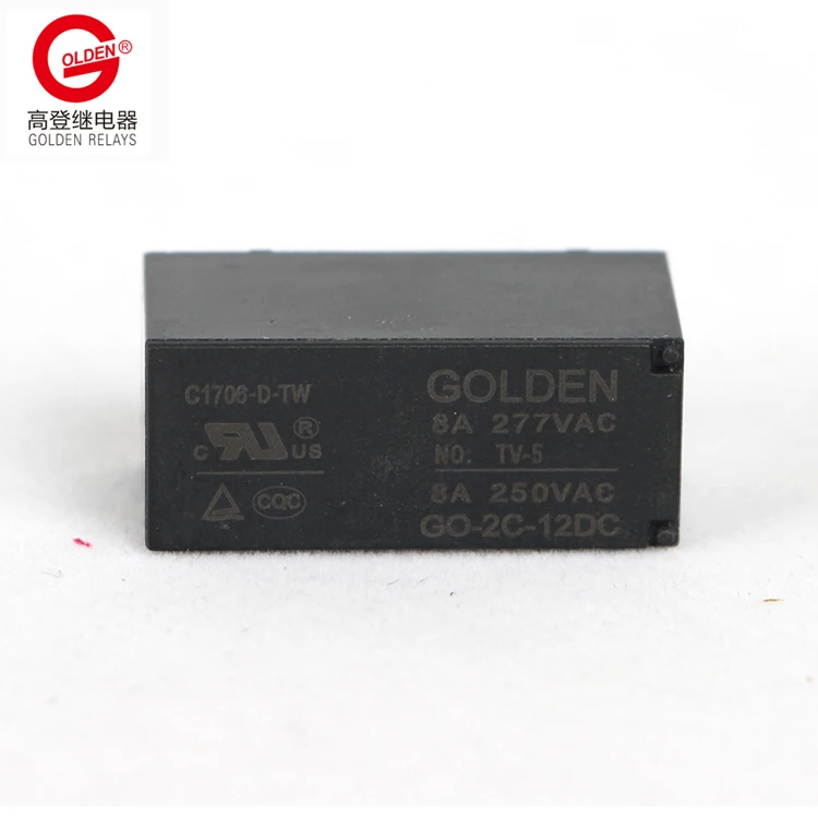Золотой реле GO-2C-12D 5a 8a 12V РЕЛЕ 8 терминал шпильки крест 115F dpno 0 25 W 4 72