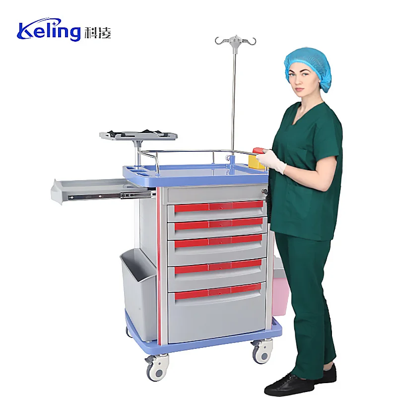 Противобиозная поверхность стола ABS Для min dray monitor с тележкой для инфузионной анестезии медицинская тележка