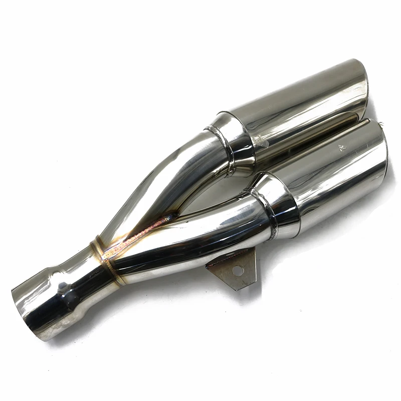 Escape Moto Muffler exhaust pipe 51mm stainless steel for Ducati V4 Yamaha R15 GSRX k7 600 Z400 YZF-R125 exhaust