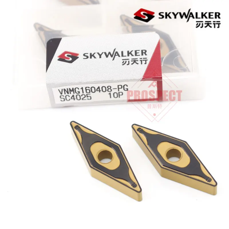VNMG   VNMG160408-PG SC4025  SKYWALKER cnc cutting  inserts  machine Original cut carbide turning tools for lathe