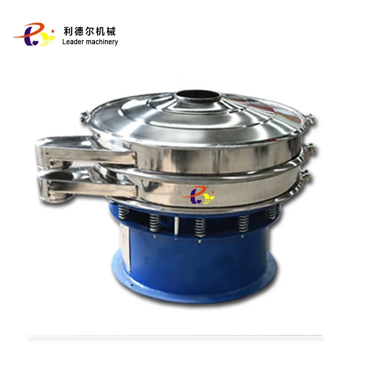 Industrial sieve machine double deck stainless steel vibrating screen food rotary vibration screen price sifter separator