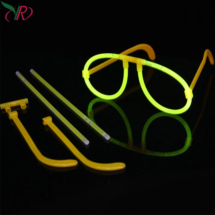 Light Up Glow Fluorescence Eye Glasses For Christmas Party Glow In The Dark Glass Dildo Pipe El Wire Glow Glasses Neon Glasses