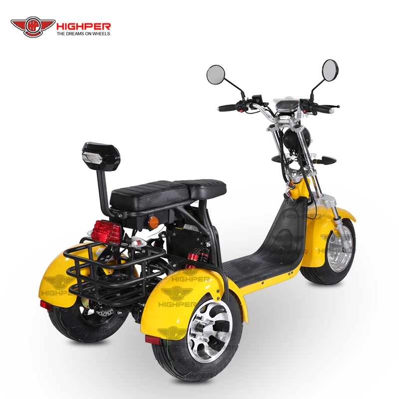 Electric 3-wheel electric off road scooters