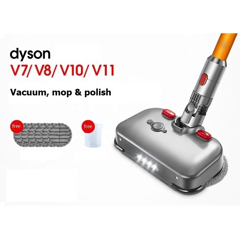 3 in 1 polishing mopping vacuum cleaner Replacement Parts Electric Spray Mop Head for dyson V11 V10 V8 V7 V6 Vacuum Cleaner
