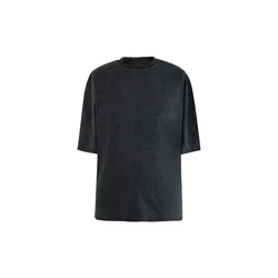 MGOO Pima cotton Colorful puff print men tee Vintage washed oversized t shirt