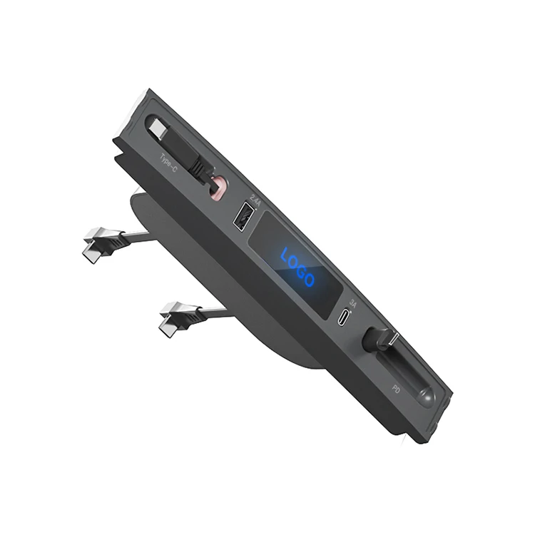 Оригинальный usb-зарядное устройство, 66 Вт, 4 порта, qc3.0 t, pd-20w автомобильное зарядное устройство