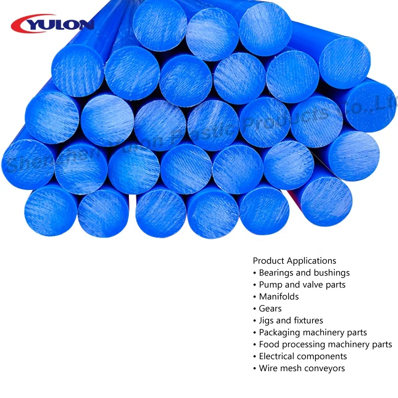 Round Acetal Copolymer Rods Black Opaque Acetal Stock Solid Copolymer Plastic Rods