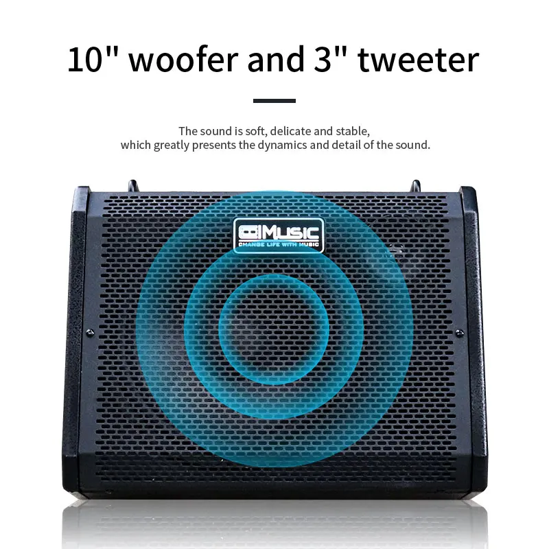 COOLMUSIC DM80 80 Watt Personal Monitor Amplifier Electric Drum Amplifiers