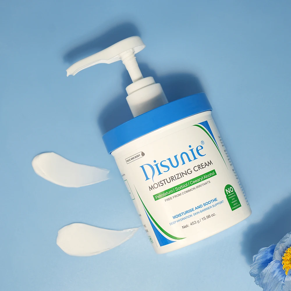 Disunie High Quality 453g Moisturizing Cream Moisturizer Dry Skin Sensitive Skin Care Brightening Body Lotion