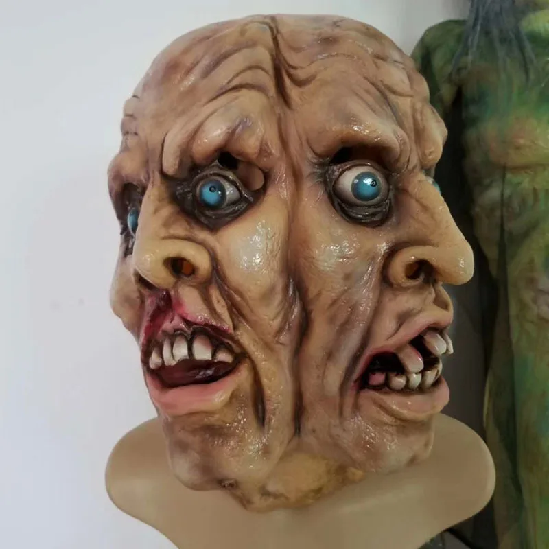 Wholesale Hot Sale Halloween Horror Mask Head Alien Hood Zombie Party Mask