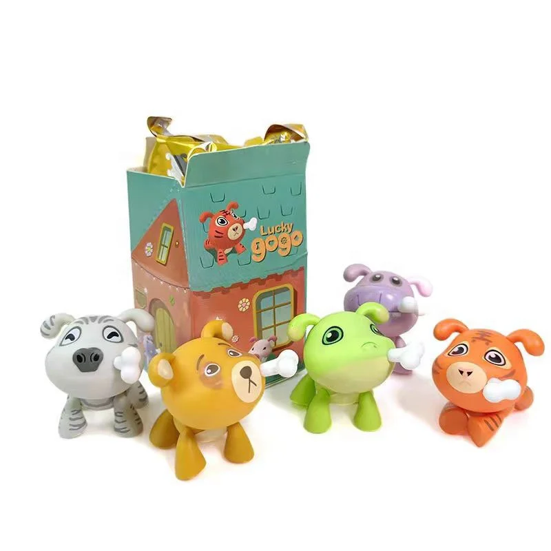 Wholesale Popular cute collection ornaments Lucky gogo mystery box Cute animal blind box toys figures