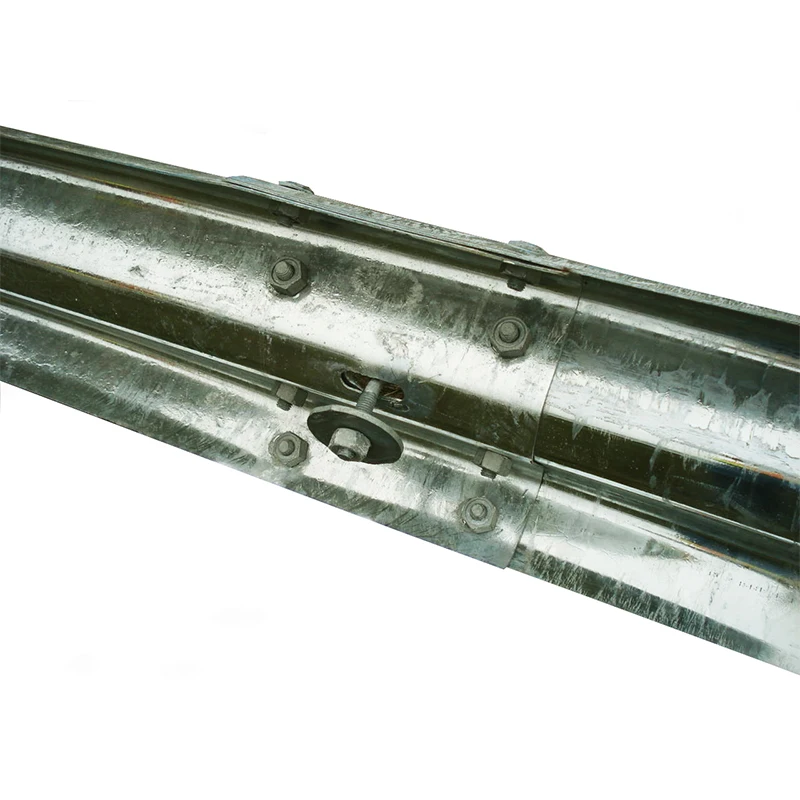 Traffic Guard Rail Highway High Speed Barrier High Speed Crash Barrier Highway Guardrail Galvanized Steel W Beam Road Guardrail
