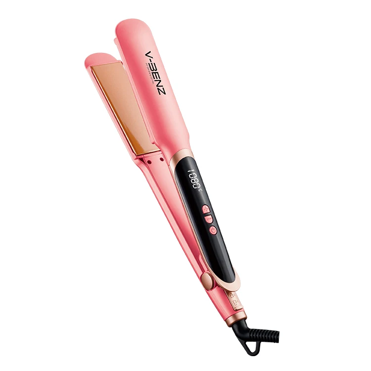 V-BENZ Flat Irons Wholesale Private Label Personalized Infrared Flat Iron Brand 1 Inch Flat Iron Hair Straightener