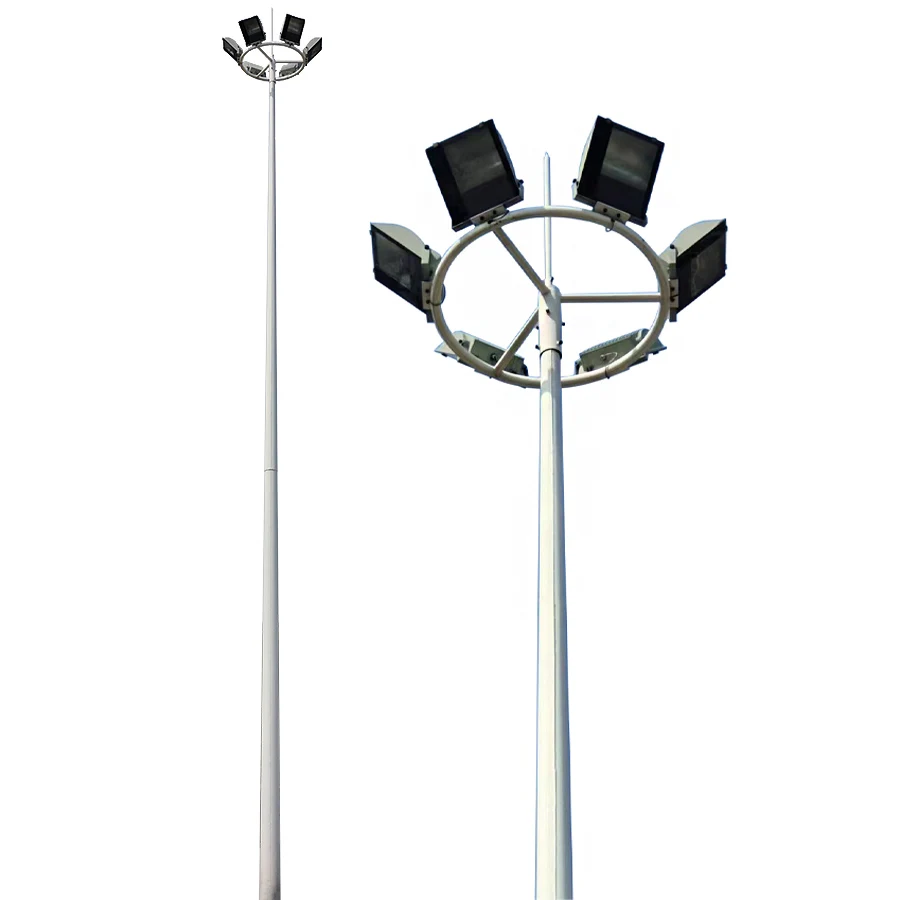 FUTAO  High Mast Lighting Pole For Stadium And Airport With Electric Equipment