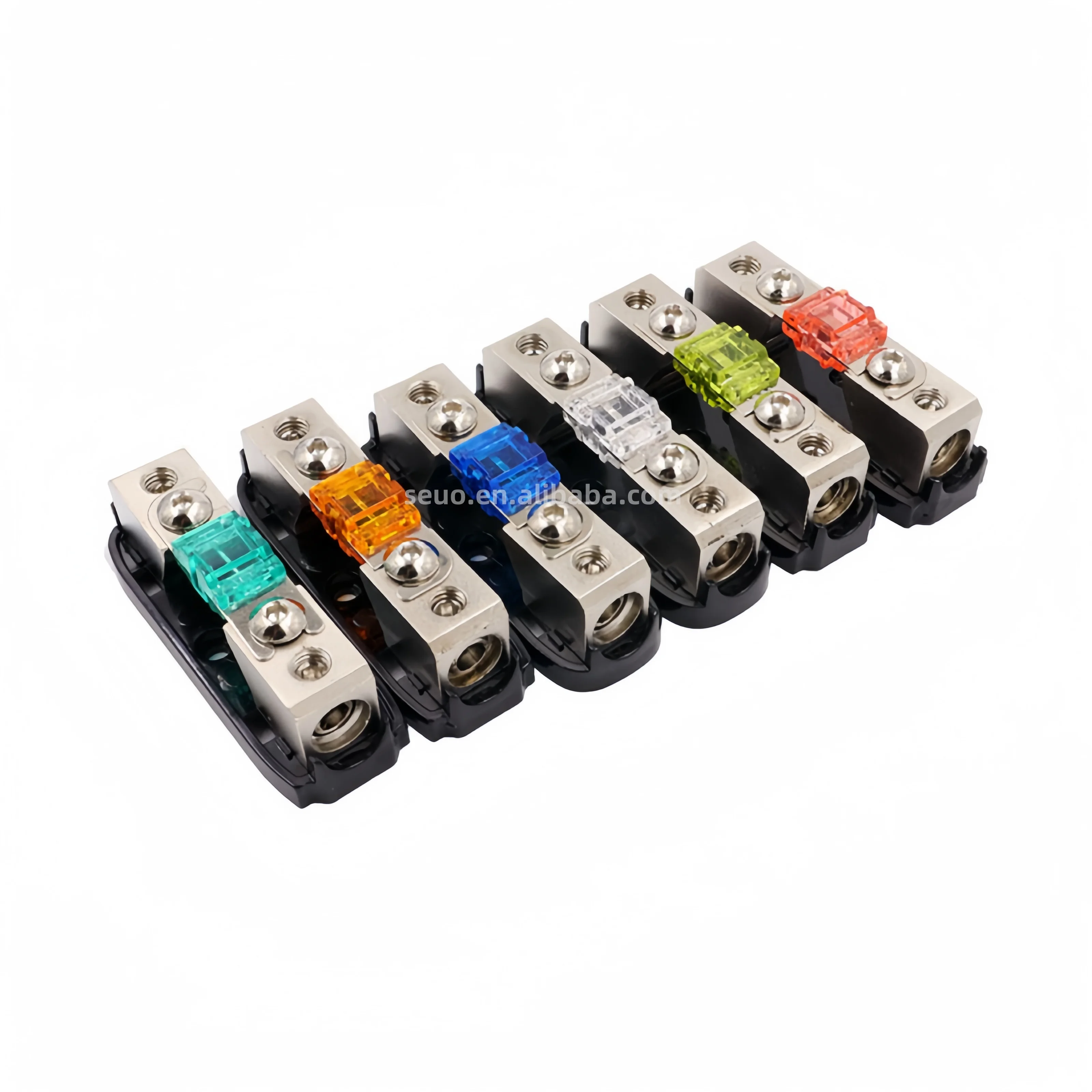 Hot Sales Frosted Shell Nickel Plated  30A-150A AFS Fuse Holder Mini Waterproof ANL Fuse Holder for Car Audio