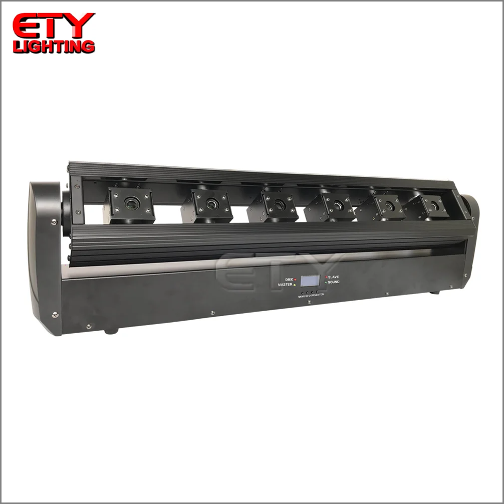 Eety сценический свет DMX 6 глаз красный/зеленый/синий RGB движущаяся головка лазерный свет для бара DJ ночной клуб диско вечеринка