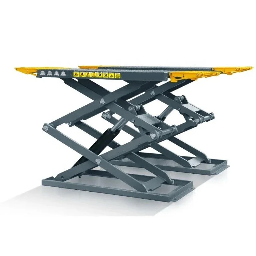 Ultrathin Scissor Car Lift Penumatic  Quick Jack Car Lifts For Car Work