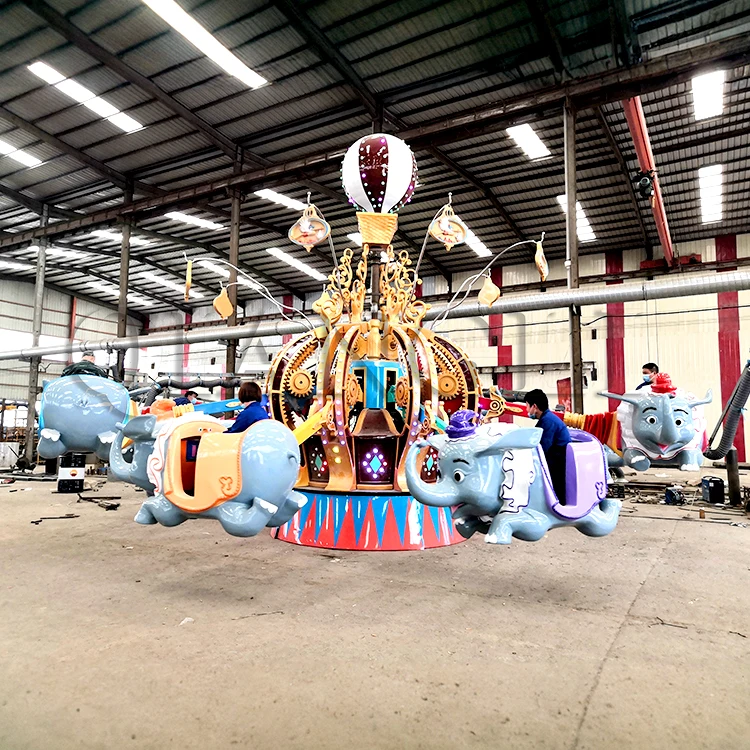 Large Outdoor Amusement Equipment Manufacturer Kids Rides Self Control Airplane For Shopping Mall
