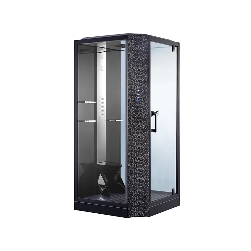 High Quality Modern Tempered Glass Aluminium Shower Hydromassage Luxury Steam Cabin Bathroom