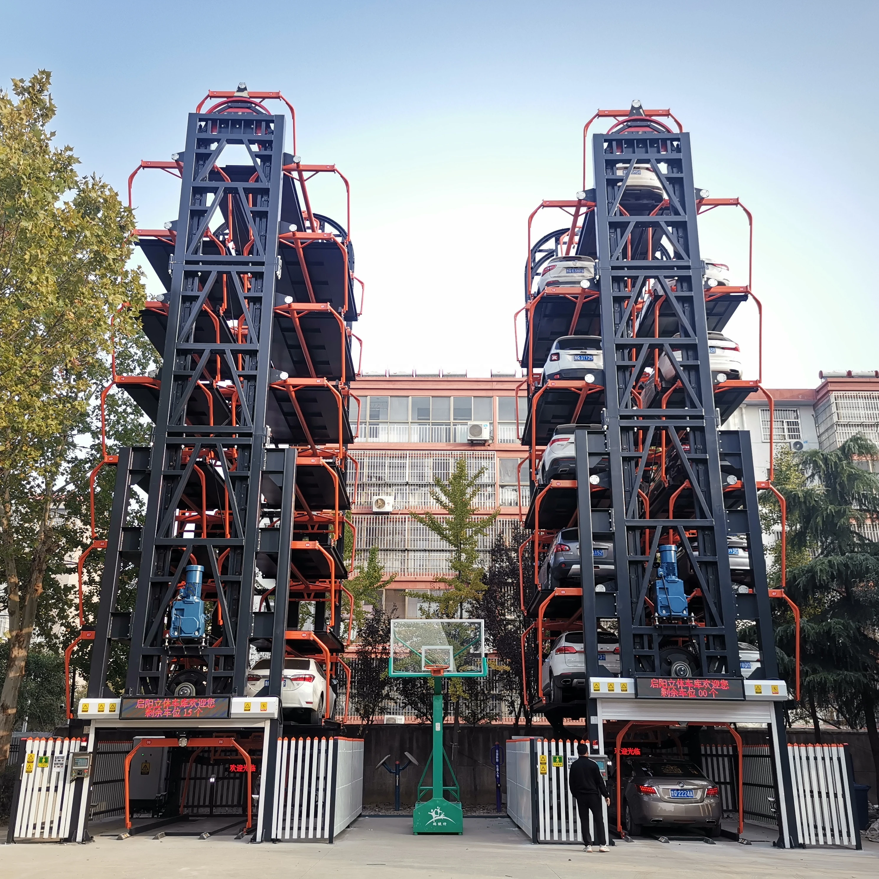 easy operation SEDAN SUV rotary vertical tower parking system