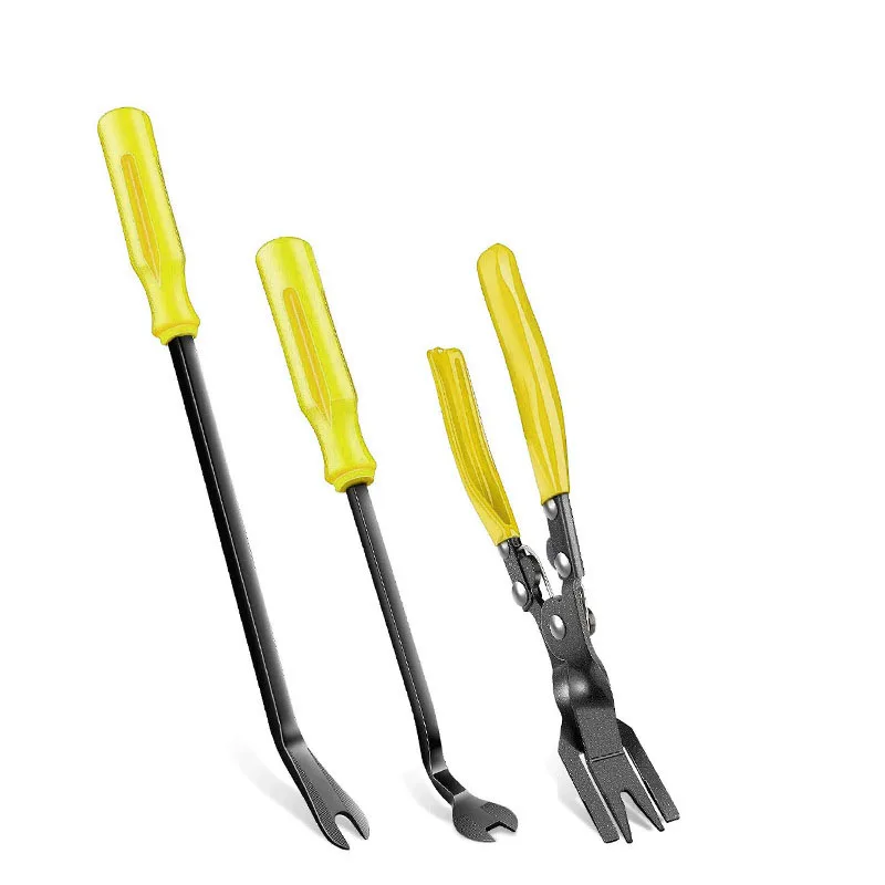 Clip Remover Tool, 3 Pcs Clip Pliers Set & Fastener Removal Tool, Auto Trim Removal Tool Kit Auto Upholstery Combo Repair Kit