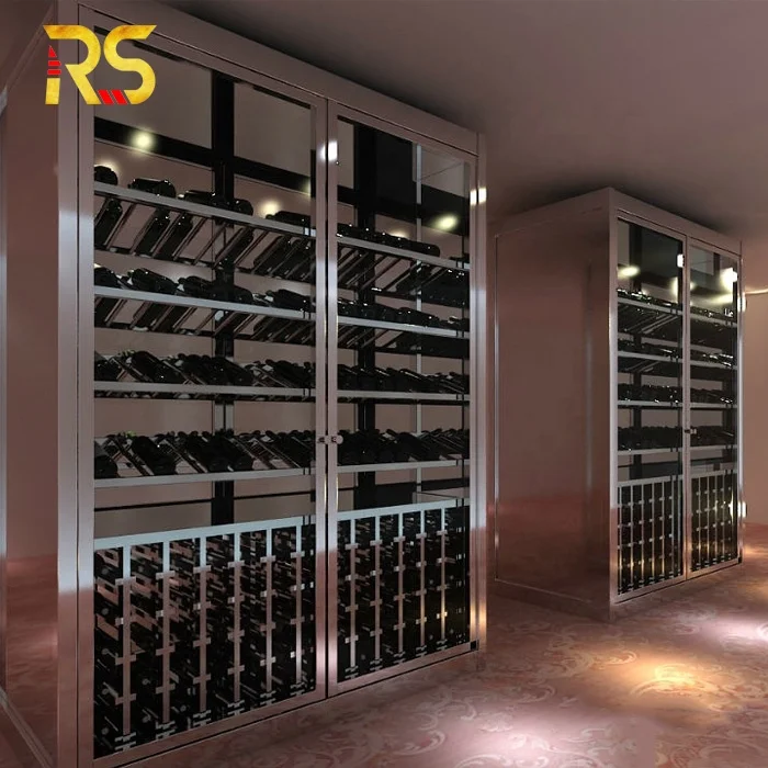 Bar Commercial Manufacturer modern Wine Storage Display Whiskey Wine Cabinet