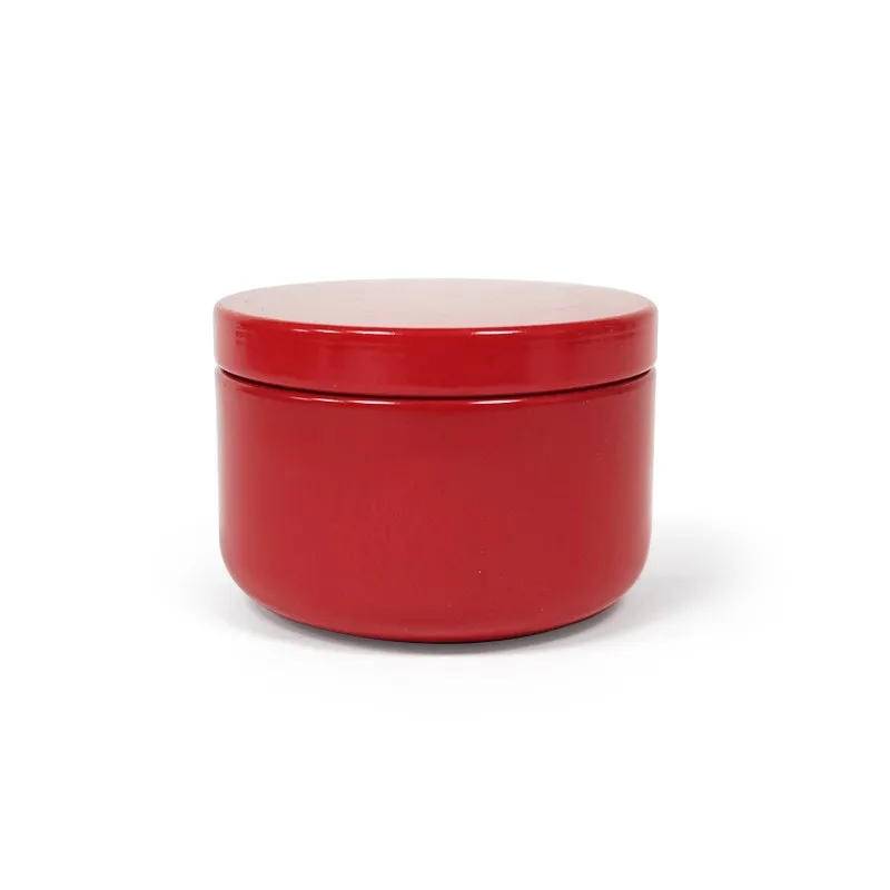 Round Aluminum Candle Jar Portable Travel Cosmetic Container Solid Aromatherapy Sealed Oil Cream Pot Tea Cans