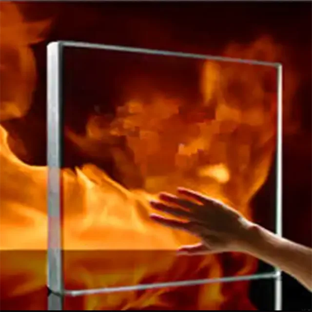 fire resistance glass 60 90 120 minutes fireproof blocks high borosilicate nano silicon composite multilayer laminated glass