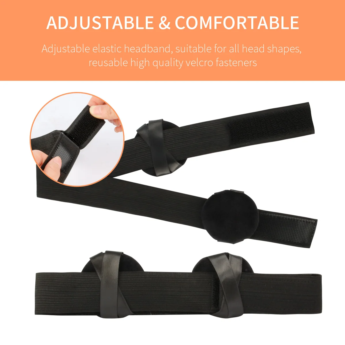 Hair Extension Tool Custom Logo Wig Band With Ear Covers Fashionable Adjustable Braided Edge Head Bands Protective Wig Band