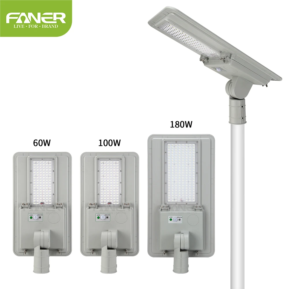 
FANER modulized road way dual arm led solar light street decorating lights led lamps for street lighting IP65 waterproof 