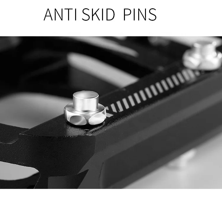 WHEEL UP Wholesale 9/16' Waterproof Ultralight 2 Bearing Pedal Dustproof Aluminum Alloy Bicycle Pedal For MTB Bike