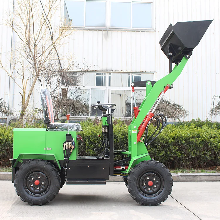 China manufacturer farm tractor mini skid steer loader with bucket