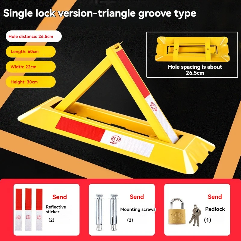 Factory Price on Reserved Foldable Personal Car Parking Lot Space Lock Barrier Traffic Barriers Product Category