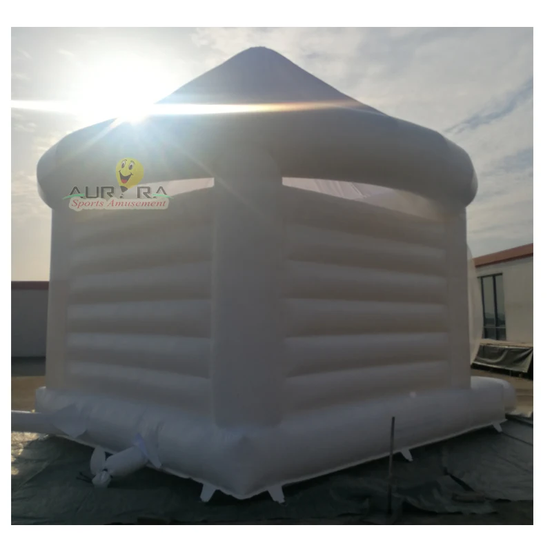 Белый надувной батут, надувной Свадебный батут, индивидуальный Свадебный батут, прыгающий домик